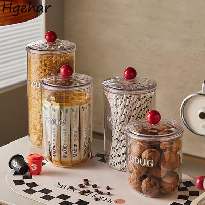 Transparent Storage Box Food Grade Organizer Protective Water-proof Dust-proof Kitchen Accessories Spice Snacks Nuts Container