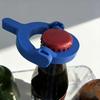 Bottle Opener 3D Printed Cap Launcher for Beer Soda Wine Bottles Easy Press Pop-Off Lid Remover Fun Party Accessory Interactive Bottle Cap Opener