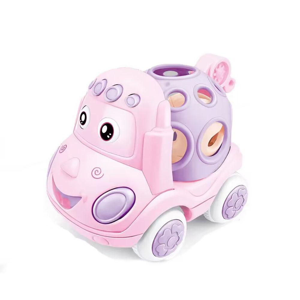 Q Cute Puzzle Enlightenment Toy Engineering Ambulance Police Car Fire Truck Falling Cartoon Cute Inertial Press