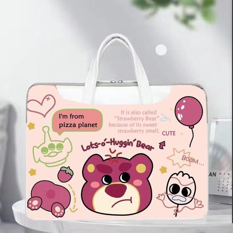 MDNG Strawberry Bear Laptop Tablet Sleeve
