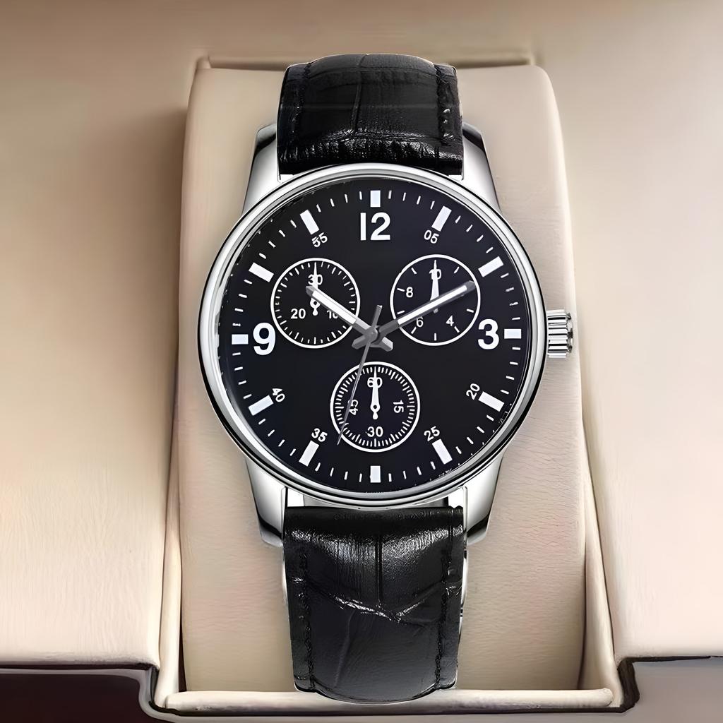 Men's Quartz Watch High-End Luminous Waterproof Quartz Wrist Watch for Men Birthday Gift