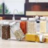 Glass Spice Jars with Metal Lids Salt Pepper Shaker Spice Seasoning Containers Spice Organizer Kitchen Spice Jar Set 120ML