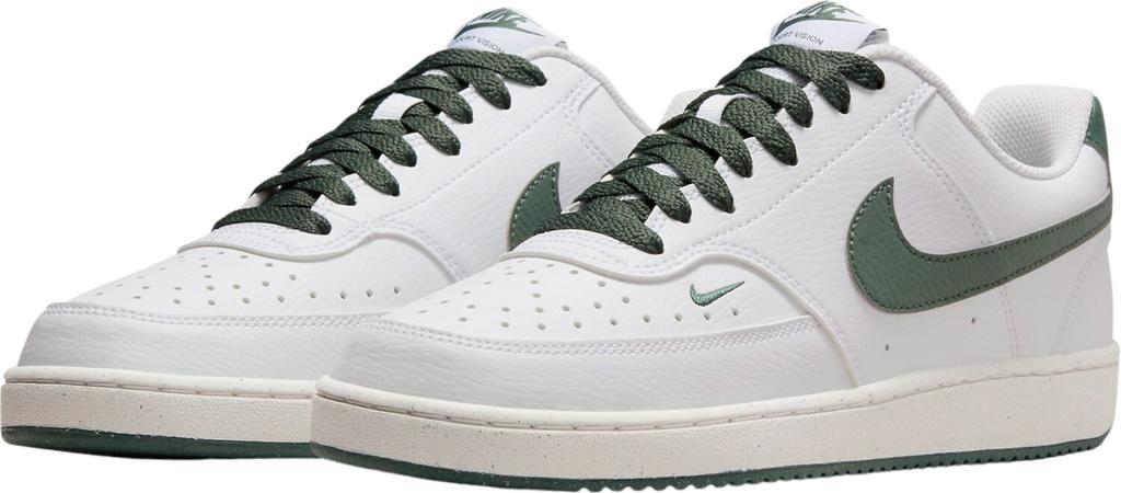 Кроссовки Nike Court Vision Low Next Nature Women белый/стадионный зеленый/парус/винтажный зеленый