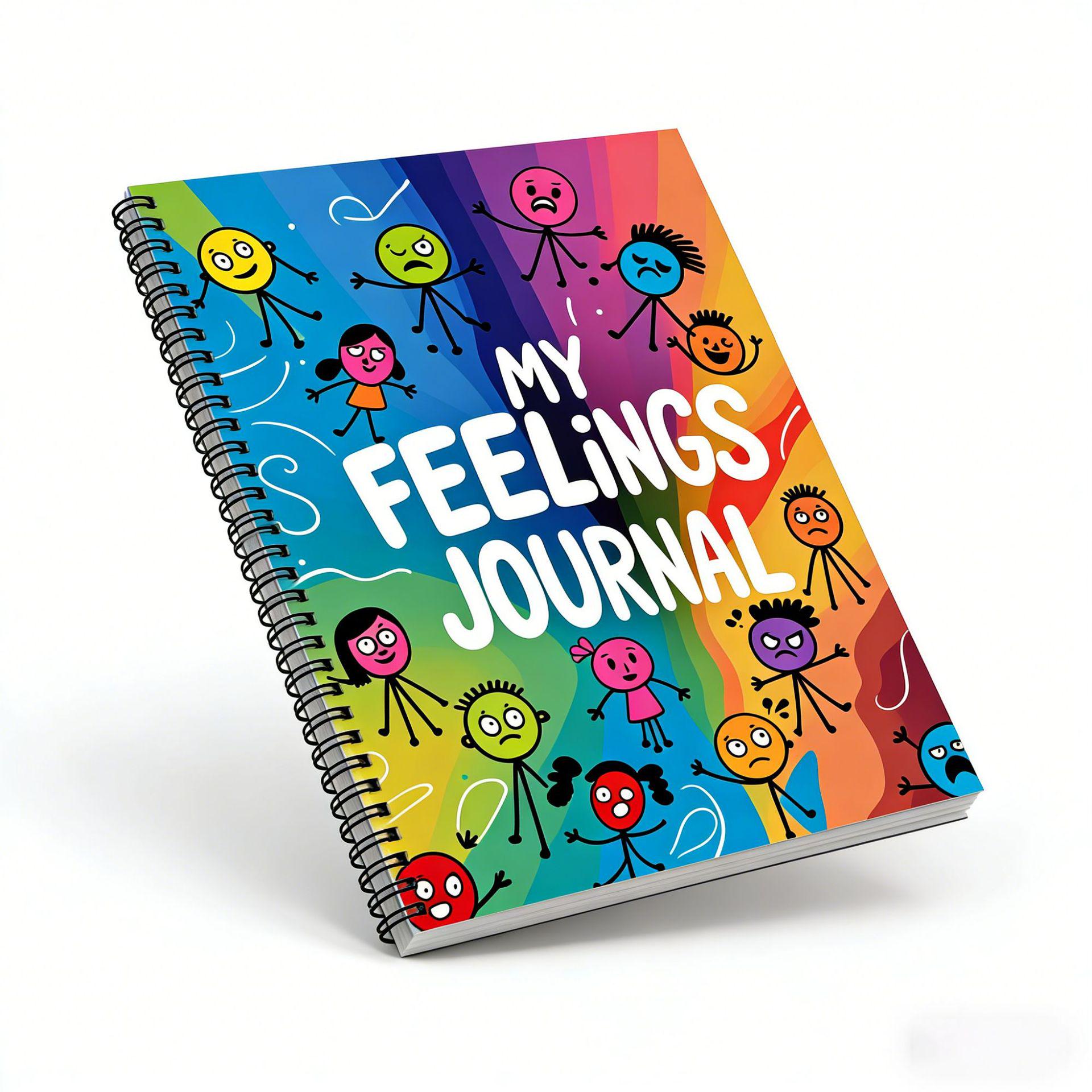 Cross-border A5 Spiral Notebook: My Feelings Journal & Creative Planner разноцветный