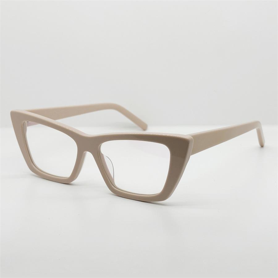 Trendy Yangshulun cat-eye black sunglasses, super cool and unique, round-face sunglasses, same style as popular with female influencers, makes the