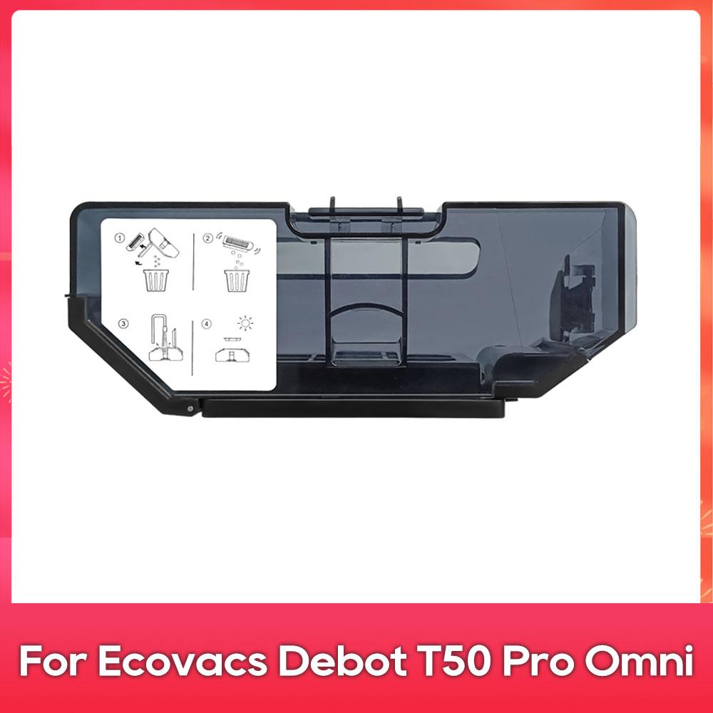 Fit For ( Ecovacs Debot T50 Pro Omni ) Robot Vacuum Cleaner Dust Box Dustbin Dust Collector Hepa Filter Accessories Spare Part
