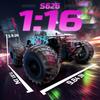 DEERC RC Off-Road Remote Control Car for Kids, 20KMH 114 Scale, Independent Suspension, 40-Minute Operation Time, 2.4GHz, with Lights, Perfect As a