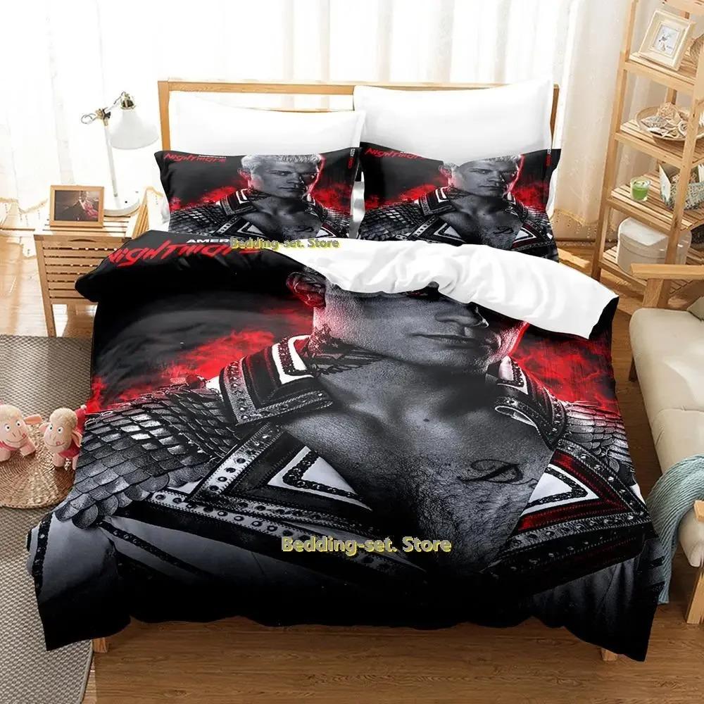 Nytt Cody Rhodes American Nightmare Sängklädesset Enkelt Twin Full Queen King Size Sängset Vuxen Barn Sovrum Påslakan Set Anime