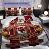 Manchester Glory Bedding (1 * duvet cover + 2 * pillowcase, without core) 2D Flat Bedding set Christmas birthday gift Duvet cover and pillowcase