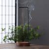 New Wooden Incense Burner Upside Down Stable Base Incense Stick Holder Round Incense Stand Yoga Decoration