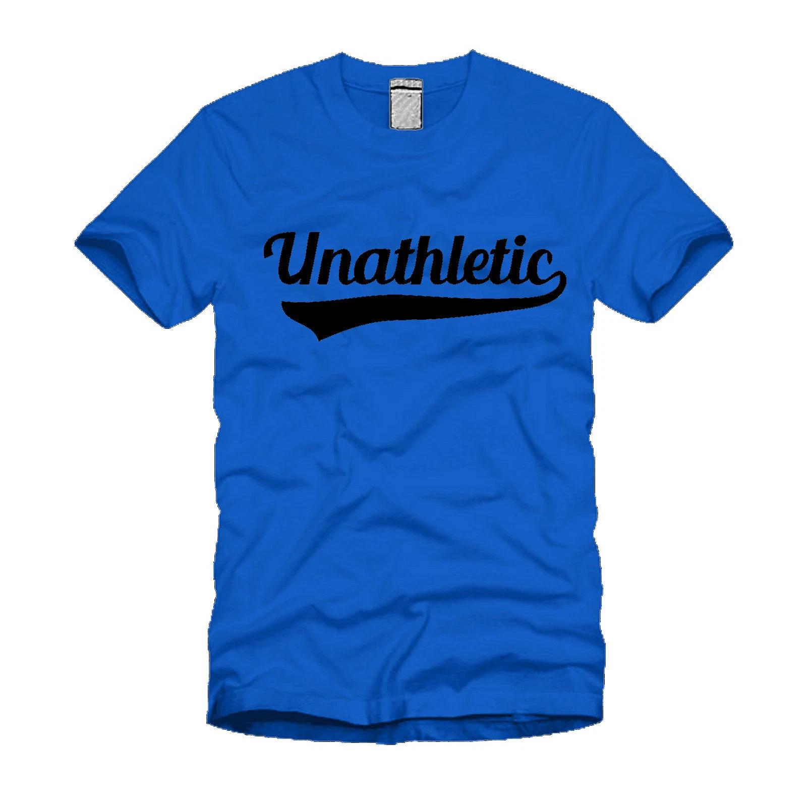Unathletic - Funny Sarcastic Graphic Gift Idea Cool Humor Novelty T-Shirt XL