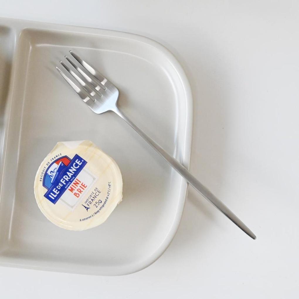 

Avella Matte Stainless Steel Dessert Fork Silver