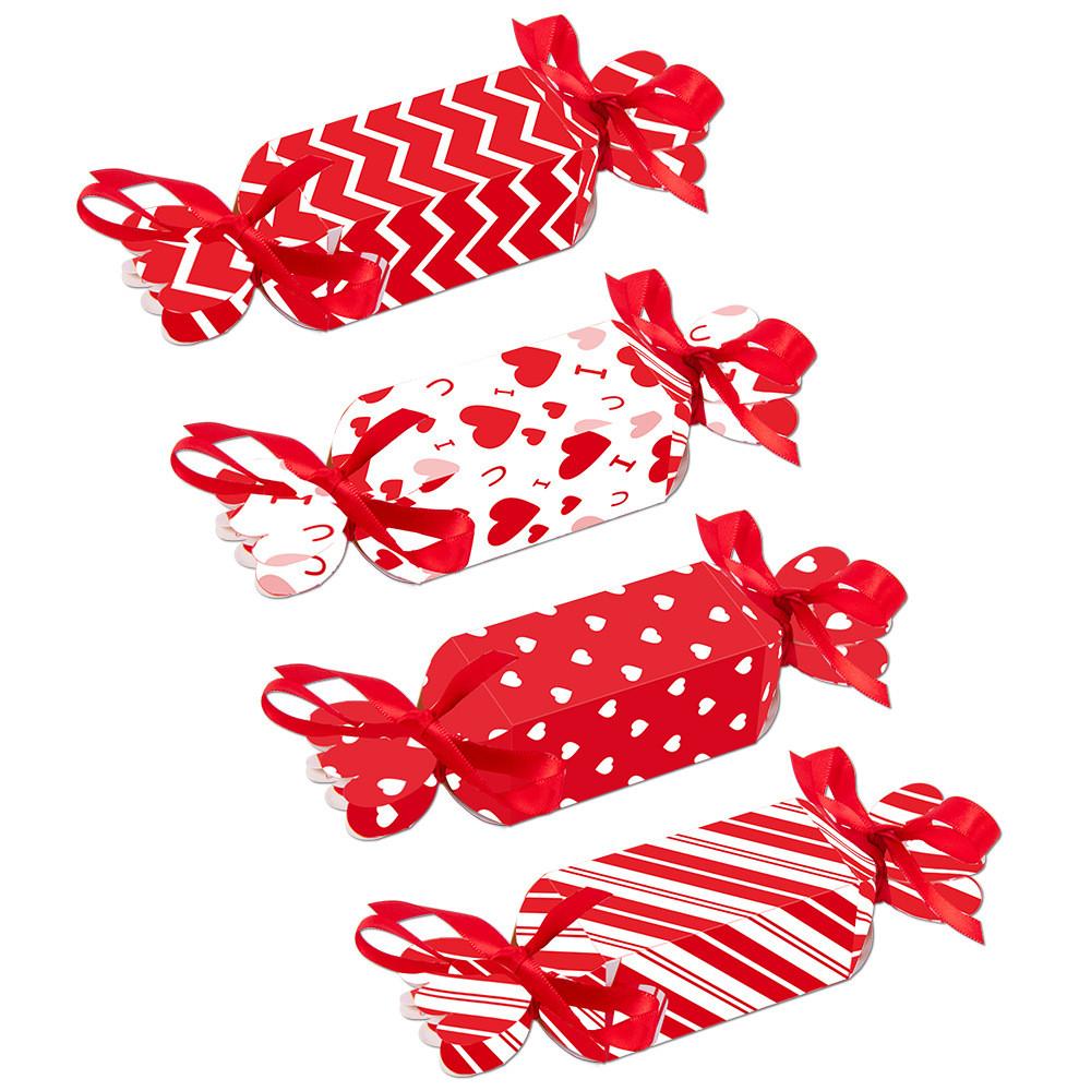 Valentines Day Candy Shape Snack Packaging Box Party Decor Set With Paper Material For Celebrations