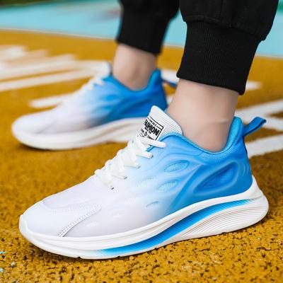 Sports Men's Shoes New 2024 Cold Sticky Fashion Casual Shoes Ultra-light Breathable Running Shoes Soft Sole Versatile Foreign Trade
