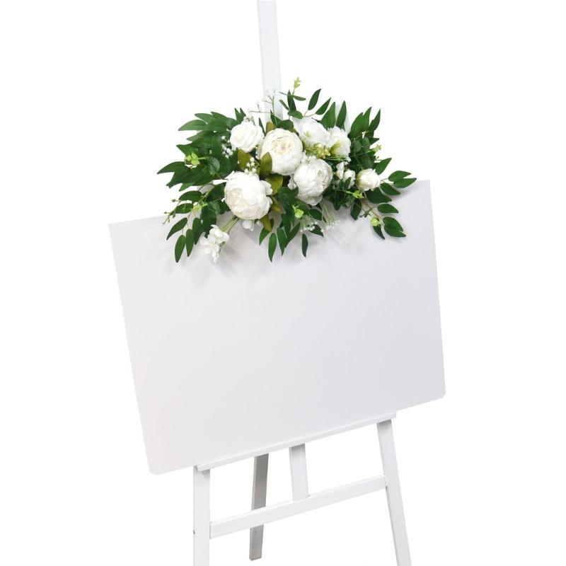 Artificial Flower Swag for Wedding Arch Wedding Welcome Sign Flower Decoration