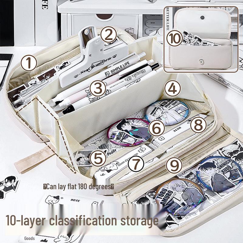 2D Conan Itabag 2025: High-Value Super Style Pencil Case Set for Boys