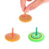 Educational Game Wooden Gyro Toys Desktop Spinning Top Wooden Rotate Gyro Woode Spinning Top Toy