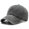 Baseball Cap Women's Literary Retro Outdoor Soft Top Black Hat Summer Antique Men's Washed Cotton Cap