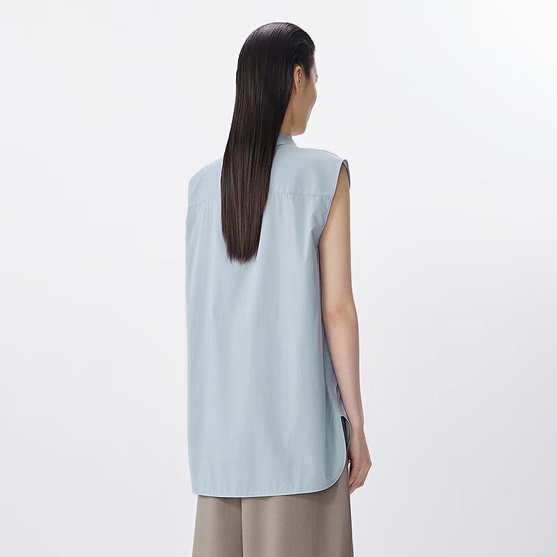 JNBY Women's Loose Sleeveless Collared Shirt