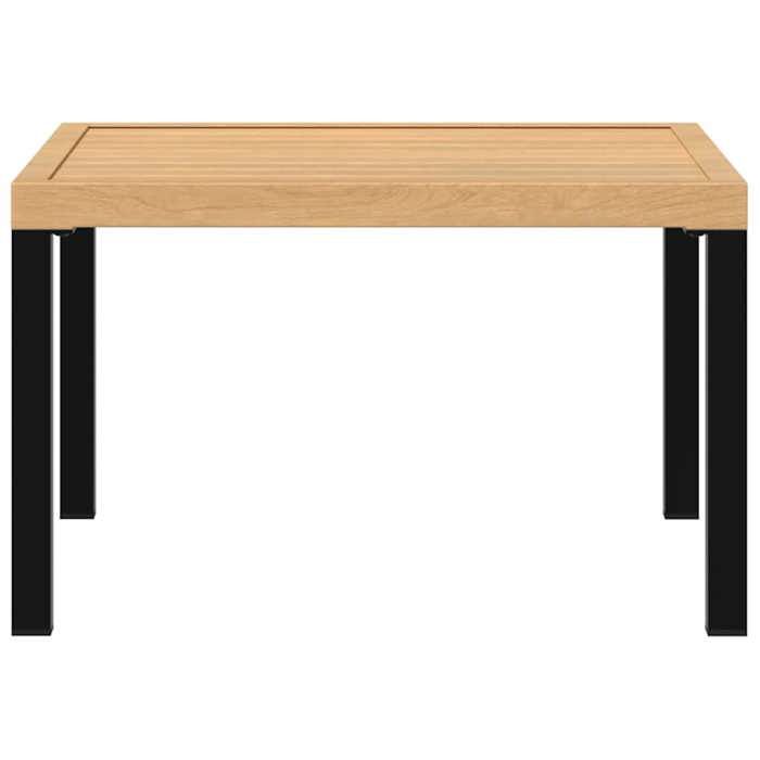 VidaXL Table basse de jardin noir 65x65x40 cm aluminium, table de jardin, table de patio, meuble de patio, table 4008573