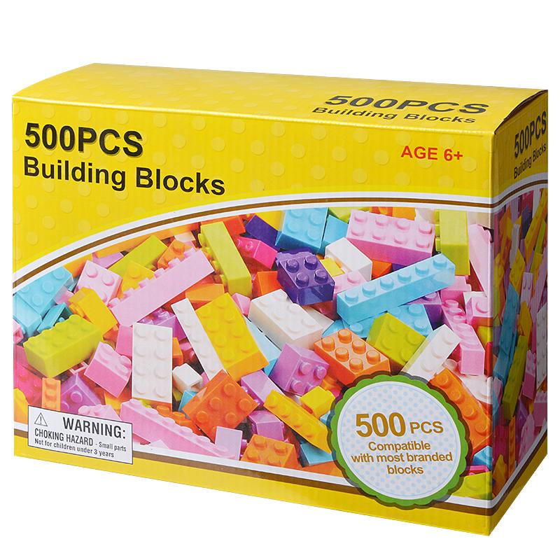 250/500/1000 шт. строительные блоки креативные образовательные строительные блоки DIY строительные блоки игрушки для детей подарок на день рождения