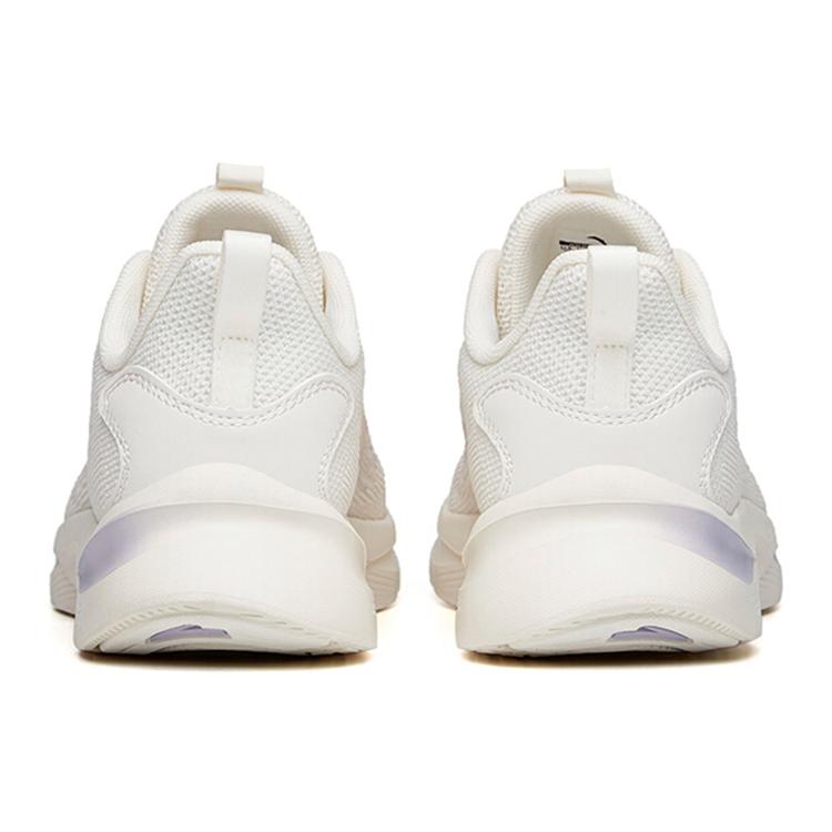 New Anta Running Collection Anti Slip Wear Resistant Low Top Running Shoes Women's White 122125585S-2