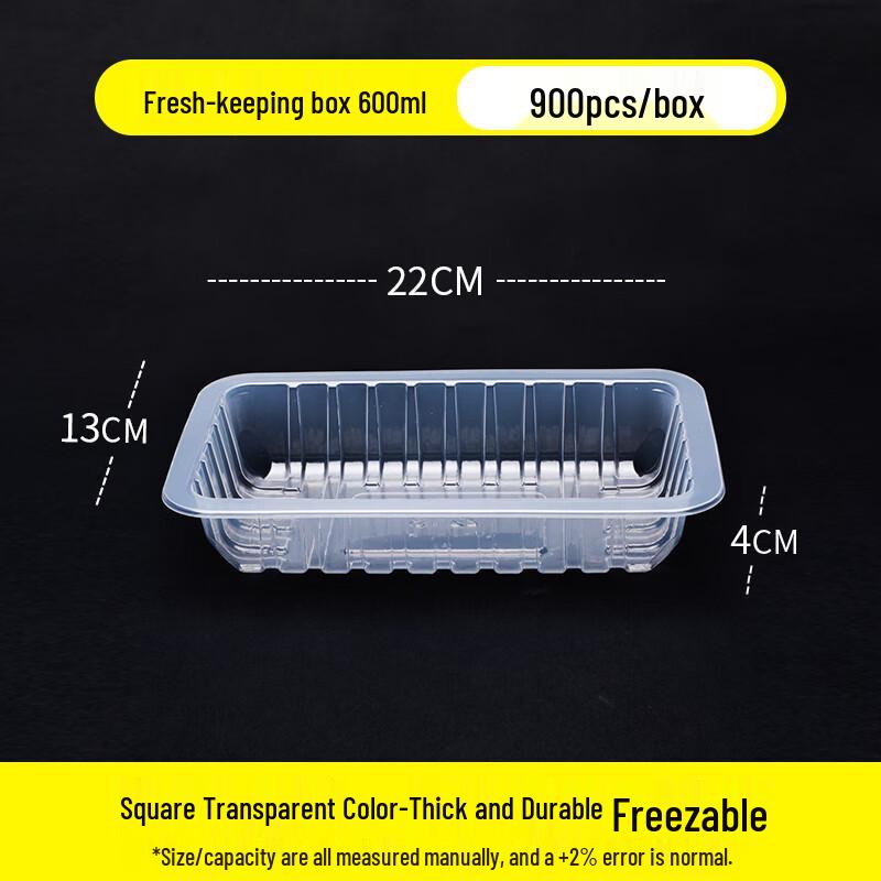 ShiXun Transparent Rectangular MAP Food Storage Box