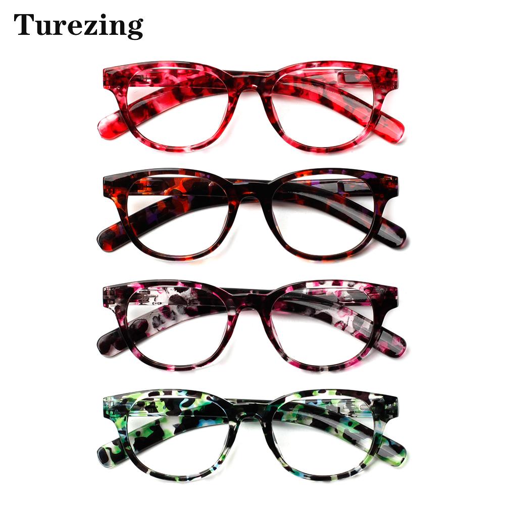 Turezing Fashion Ladies Reading Glasses Personality Print Flower Frame Decorative Eyeglasses +2.0+2.5+3.0+3.5