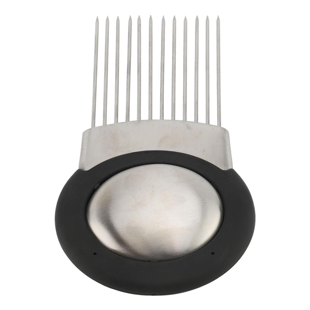 Onion Slicing Holder Multi Purpose Ergonomic Stainless Steel Onion Slicing Assistant Tool for Vegetable Potato