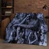 3D Rap Tupac 2pac Hip-Hop Music Rapper Catnap Flannel Blanket,Soft Plush Throw for Home Bedroom Bed Sofa Cover Kid Gift Picnic