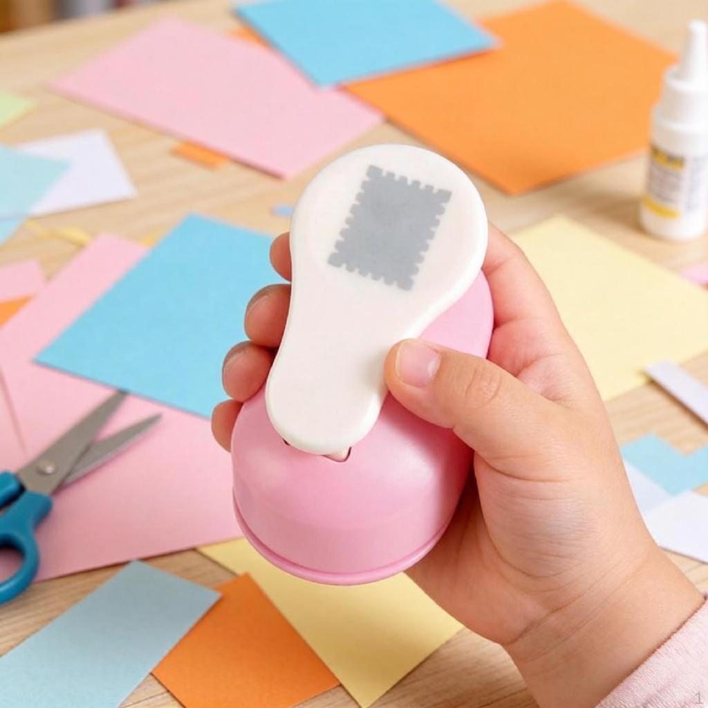 Children's Stamp Hole Punch - A Practical And Easy-to-use Tool for DIY Projects, Creating
