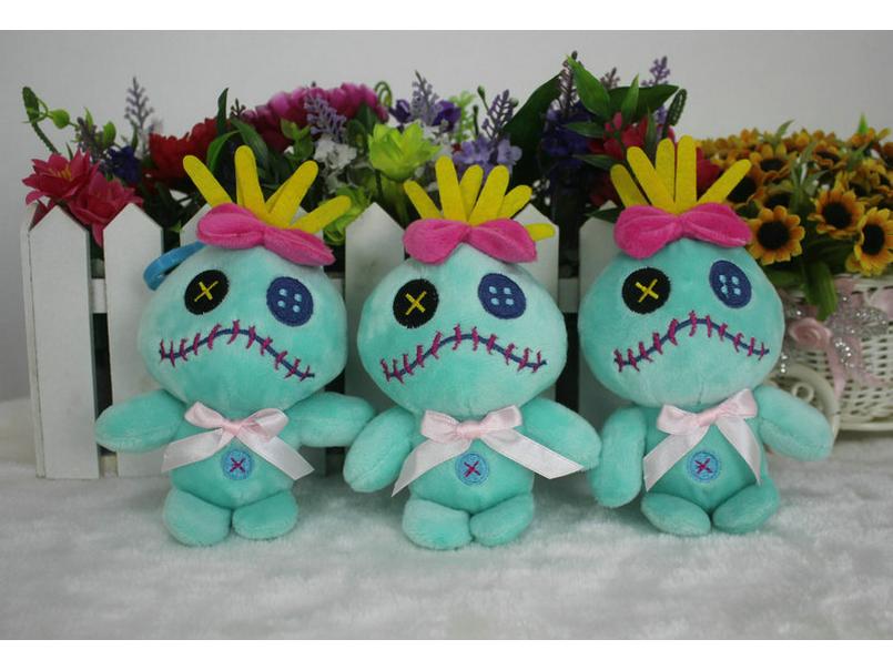 

Stitch Plush Toy & Gold Keychain Charm 13CM