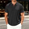 Men's Casual Short Sleeve T-Shirt with Collar, Breathable Shirt for Summer Everyday Wear