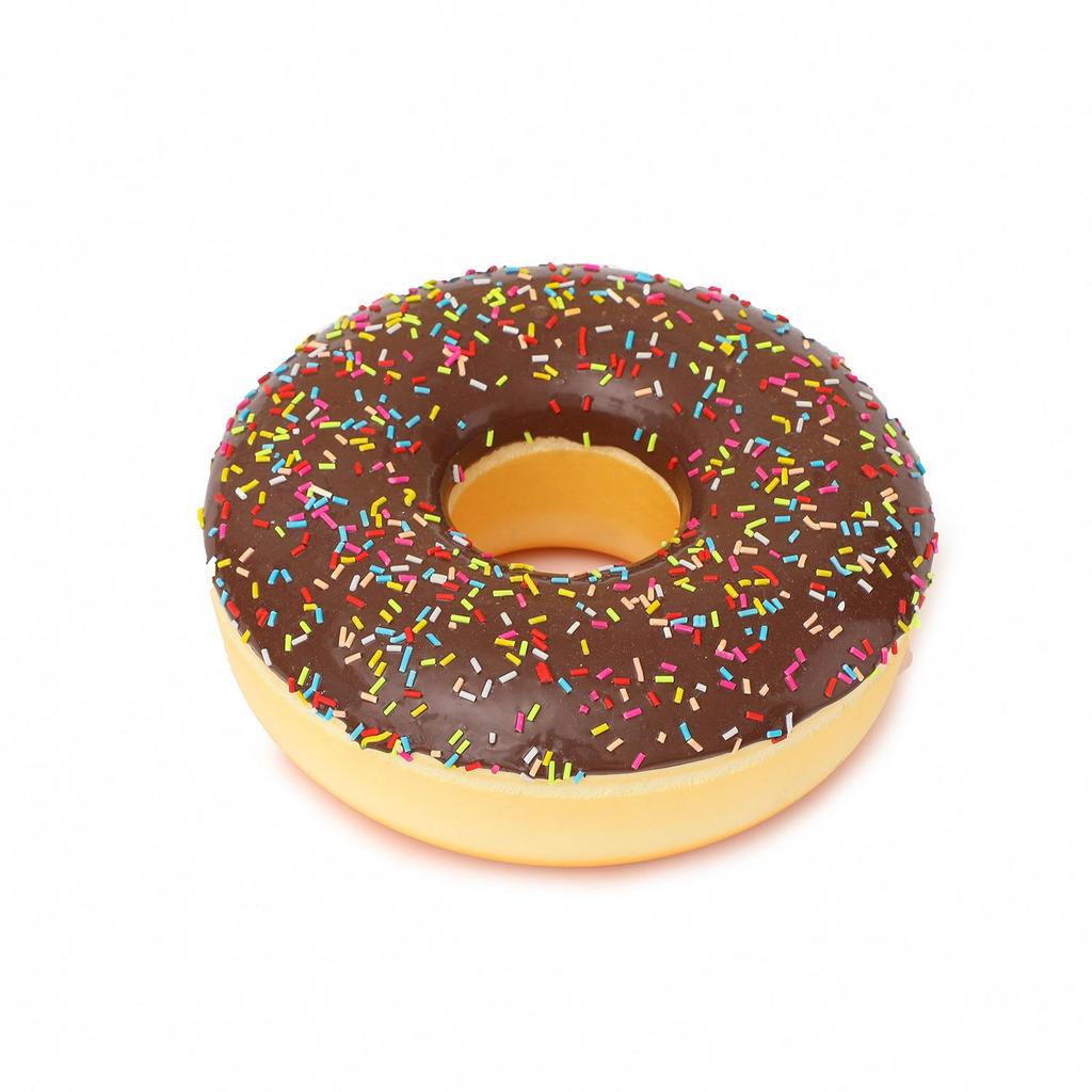 Large 17cm Sprinkle Donut Simulation Model Ornament