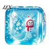 Elastic TPR Toy Stress Relief for Halloween Christmas, Anxiety Reduction Ice Cube Squeeze Holiday Toy, Slow Rising Clear Sensory Gift Soft Squeezable