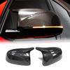 For 18-24 BMW X3 X4 X5 G01 G02 G05 2× Side Mirror Cover Replacement Carbon Fiber