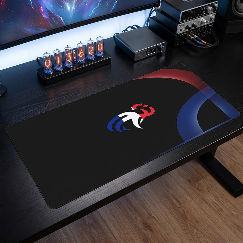 Tappetino Mouse Scudo Calcio Francia, Tappetino da Scrivania Esteso in Gomma Antiscivolo per Gaming Ufficio Laptop Regalo per Fan