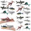Lifelike Pvc Marine Animal Figurine White Whale Shark Sea Dragon Sailfish Tuna Decor