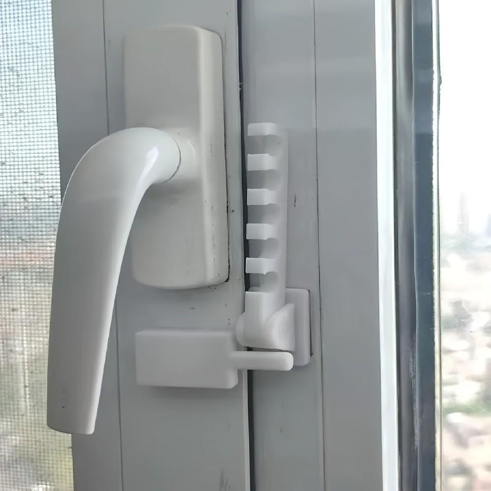 5 Gears Door Window Windproof Hooks Anti-Collision 3D Printed Window Opening Limiter No-Drill Adjustable