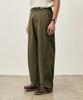 COSTUME O’CLOCK Cotton Washed Wide Pants Ash Brown Coospt243Ashbrown