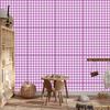 Wallpaper Fabric Pattern Purple, Lavender and White 50x1000