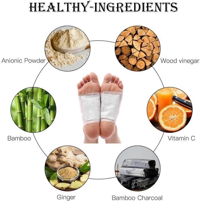 Patchs de soins - 60 Pièces - Détoxification - Soulagement des douleurs - Amélioration de la circulation