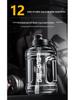 Ton Ton Large Capacity Sports Water Bottle with Straw
