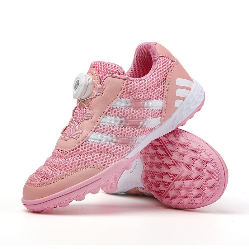 

Children s football shoes new mesh breathable boys and girls students children comfortable sports shoes broken nail training 38