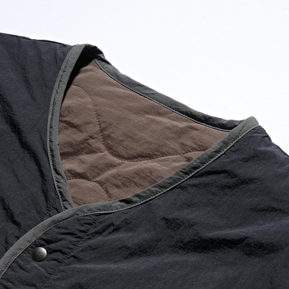 Deutero Reversible Liner Jacket Charcoal
