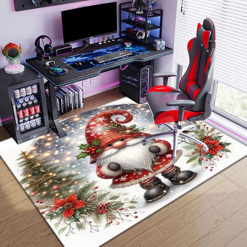 Christmas Gnome Festive Lights Flowers Carpet Home Decor Living Room And Bedroom Mats Office Chair Cushion Doormat Christmas Gifts