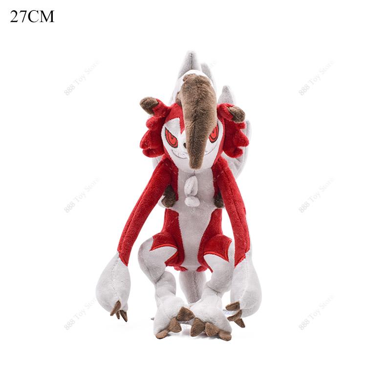 Anime Plush Toys Cartoon Plushie Charizard Steelix Galarian Ponyta Latios Hisuian Zorua Seviper Stuffed Collection Dolls