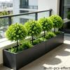 Artificial Green Plants Ground Stake Fake Greenery Plastic Shrubs Plants For Outdoor Garden Patio Yard Landscaping Decoration