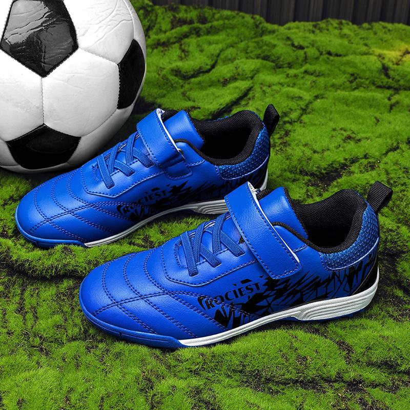31-40 Pantofi Fotbal Copii Tineret Pantofi Fotbal Scurt Spike Velcro Antrenament Băieți Copii Ghete Fotbal