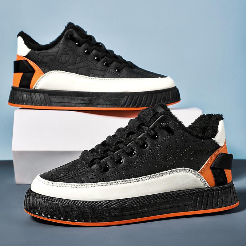 

Зимние высокие бархатные утолщенные теплые хлопковые ботинки спортивная обувь для катания на лыжах зимние ботинки мужские ботинки Martin кожаные модные туфли зимняя обувь 39